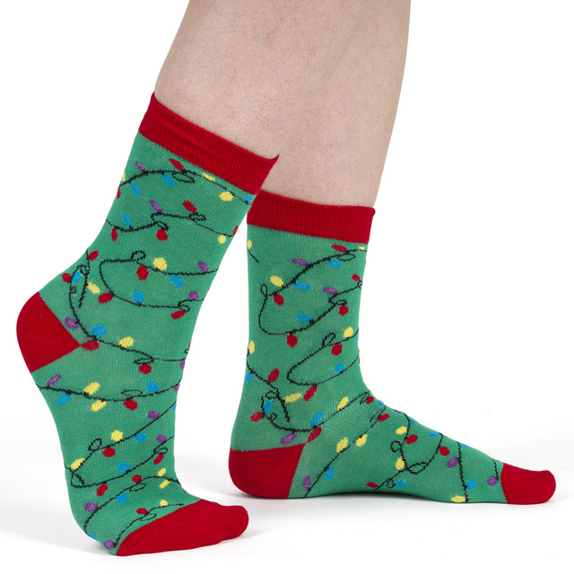 Set 4x Calcetines coloridos para hombre SOXO GOOD STUFF Calcetines de algodón de regalo de feliz Navidad