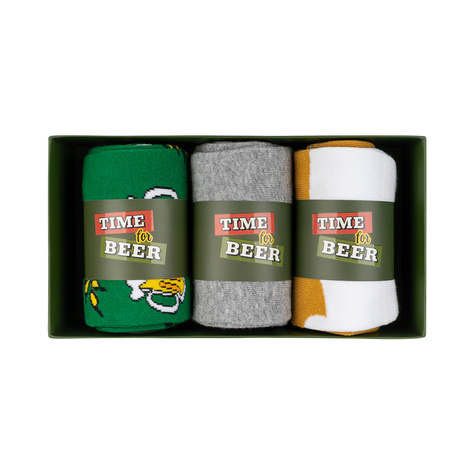 Calcetines de hombre SOXO de color cerveza - 3 pares 