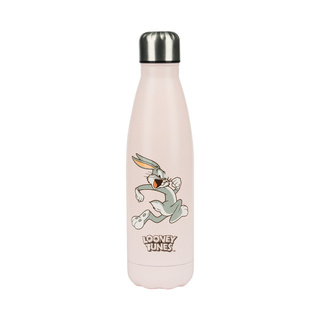 Botella térmica 500mL Rosa | duradera y práctica | Warner Bros | Bugs Bunny