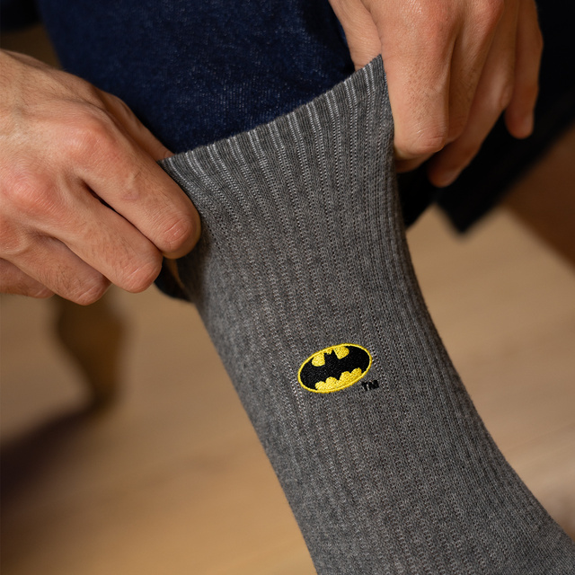 Batman set taza calcetines y llavero