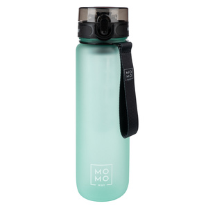 MOMO WAY Botella de agua verde claro | ideal para viajes | BPA free | Tritan