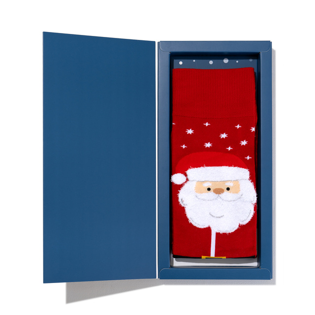 Calcetines regalo con diseño de Papá Noel