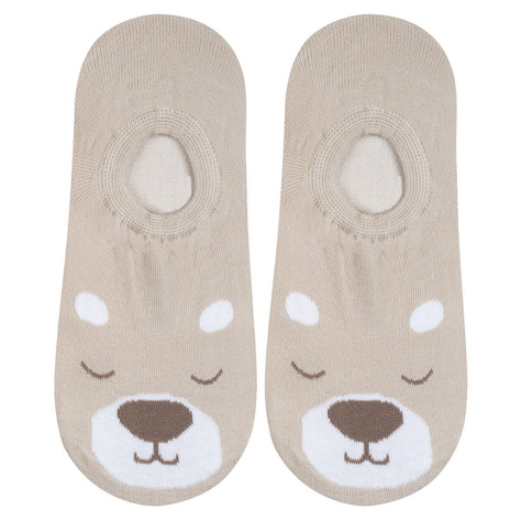 Calcetines coloridos de mujer SOXO para bailarinas con osito de silicona