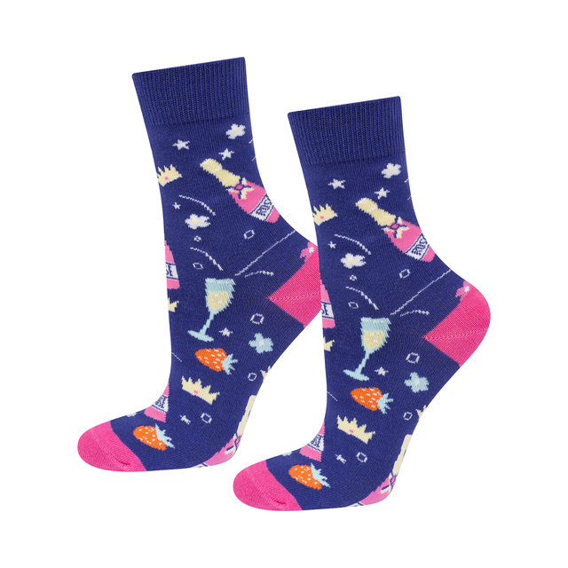 Set de 3 calcetines de mujer SOXO Prosecco en tubo | regalo ideal para ella 