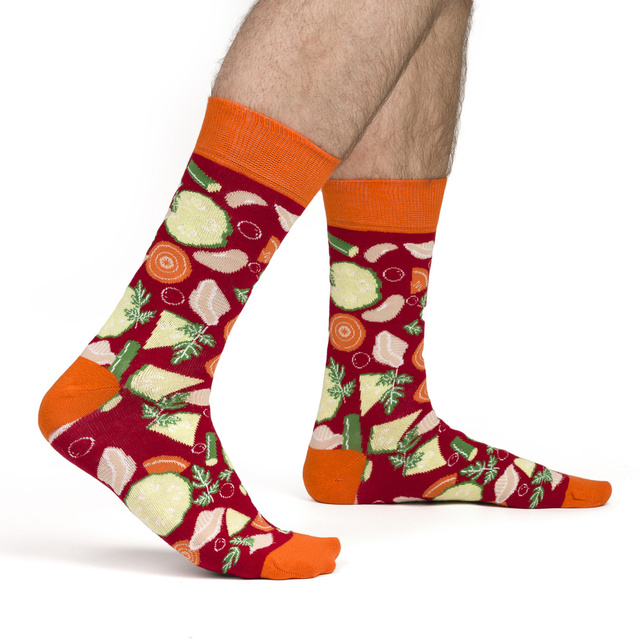 Calcetines de hombre | Sopa minestrone SOXO GOOD STUFF para mujer en lata | colorido | gracioso | idea de regalo para ella | para el unisexo