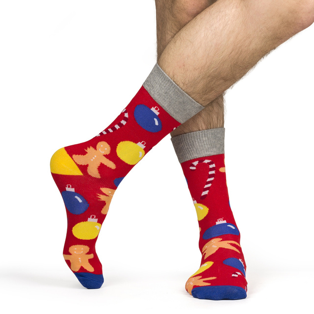 Juego de 6 calcetines coloridos SOXO GOOD STUFF para hombre, un regalo de Navidad