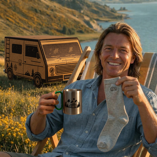 Set Calcetines Camper + Taza