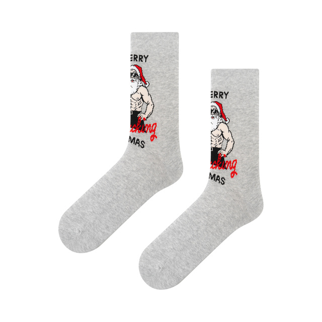 Set de Calcetines Papá Noel Travieso + Taza Térmica