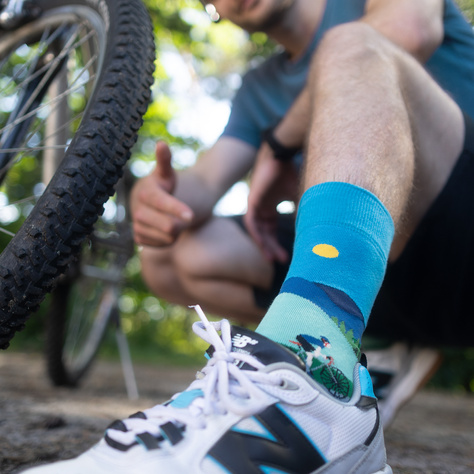 Calcetines de colores para hombre SOXO cycling - 5 pares 