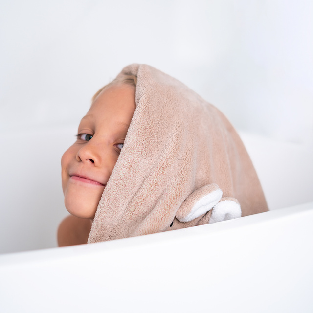 MOMO WAY toalla de baño 140x70 cm osito de peluche