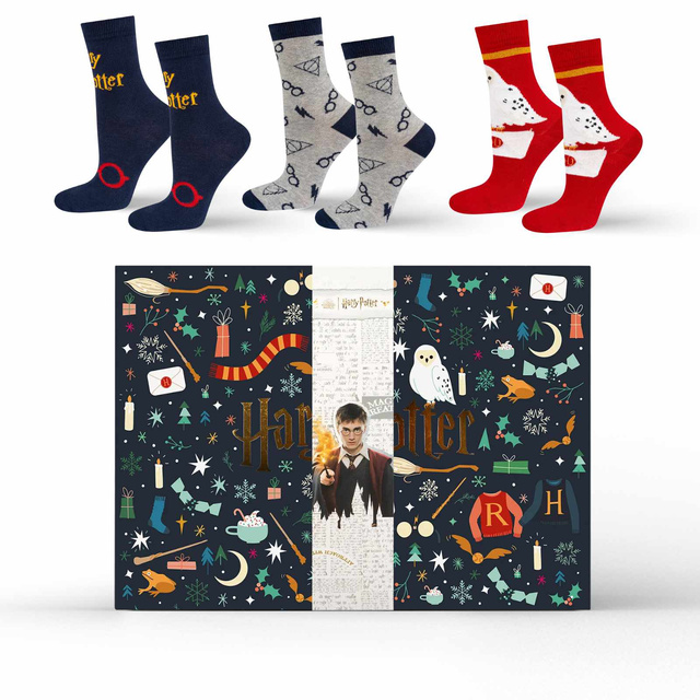 Harry Potter Calendario de Adviento Set de 12 calcetines de mujer | hombre SOXO
