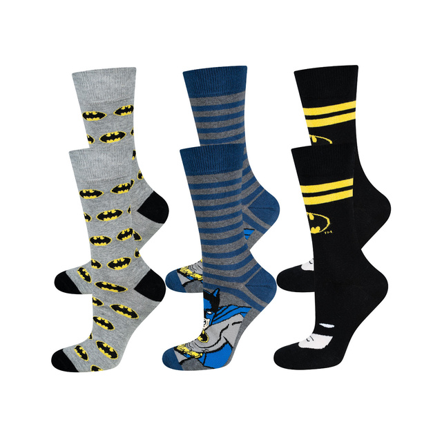 Set de 3 calcetines SOXO GOOD STUFF Batman DC Comics