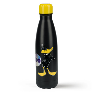 Botella térmica 500mL Negra | duradera y práctica | Warner Bros | Daffy