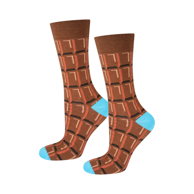 Calcetines de hombre SOXO, una barra de chocolate