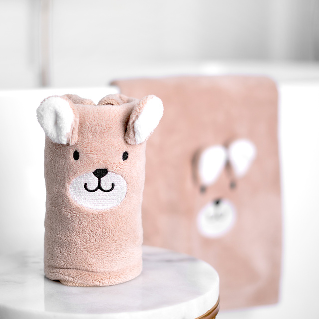 MOMO WAY toalla de baño 140x70 cm osito de peluche