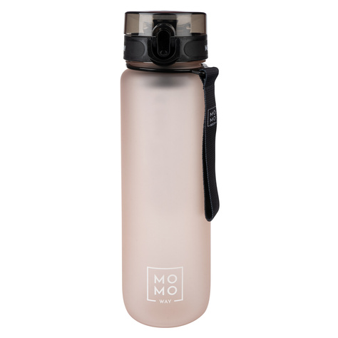 MOMO WAY Botella de agua rosa polvo | ideal para viajes | BPA free | Tritan