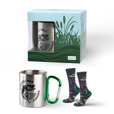 Set Calcetines para hombre + Taza Soxo Peces