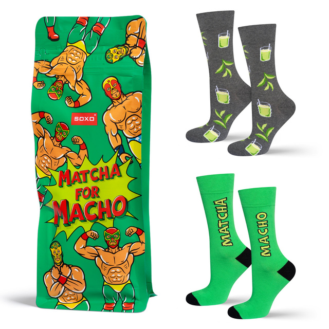 Calcetines de hombre SOXO Matcha - 2 Pares