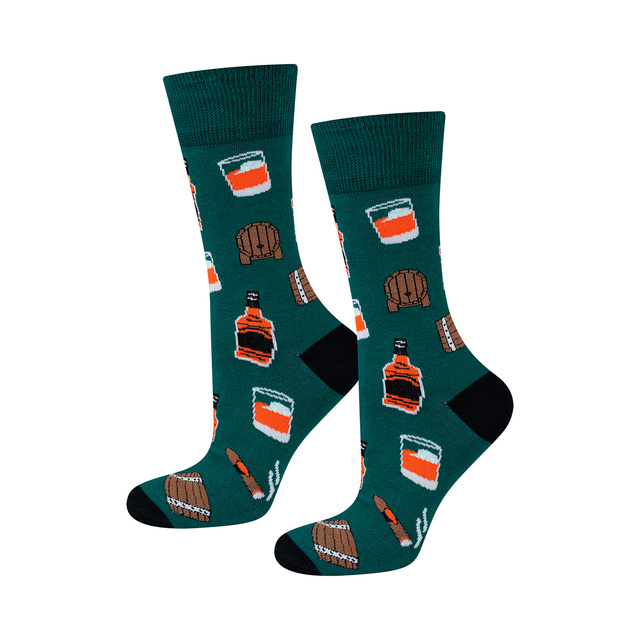 Juego de 3 calcetines coloridos para hombre SOXO GOOD STUFF Whisky 