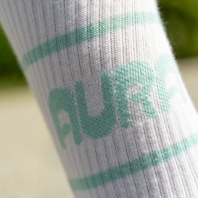 Calcetines largos blancos de hombre AURA