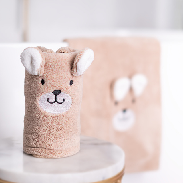 MOMO WAY toalla de baño 140x70 cm osito de peluche