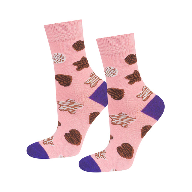 Calcetines de jengibre para mujer SOXO en chocolate 