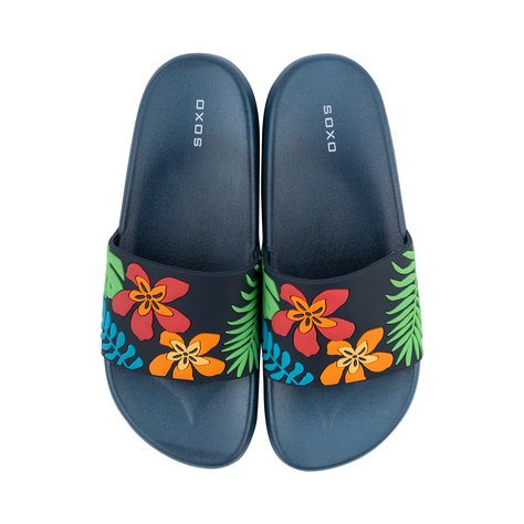 Chanclas de playa para mujer y hombre.SOXO deja | Perfecto para unas vacaciones en la playa y una piscina | Goma