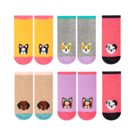 Set de 5 perros de colores para pies de mujer SOXO