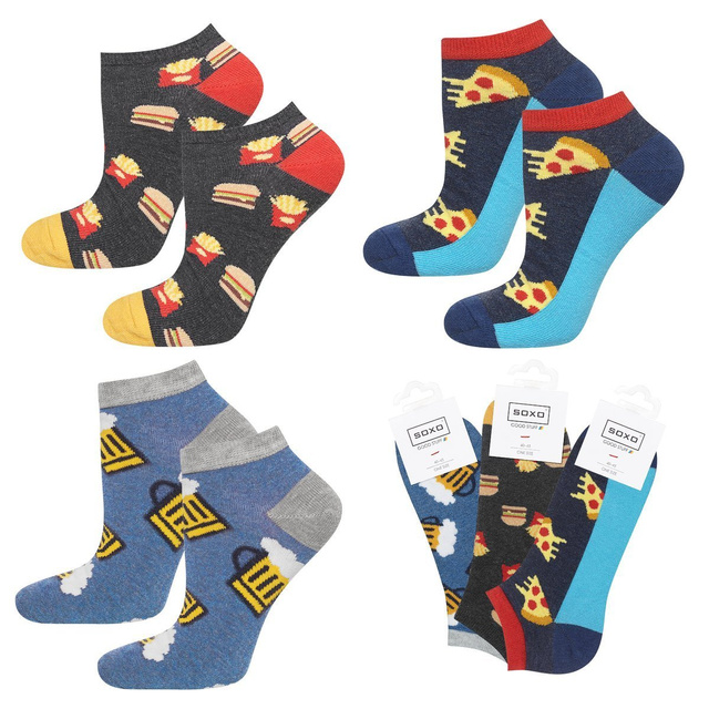 Juego de 3 calcetines coloridos SOXO GOOD STUFF para hombre