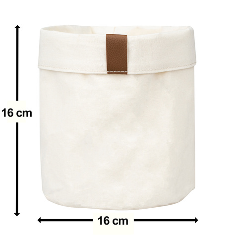 Lote de 3 cestas de baño Momo Way beige 10/13/16 cm