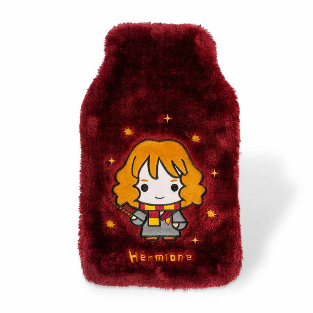Botella de agua caliente de Hermione, Harry Potter Original, con licencia de Warner Bros., más cálida en una funda de felpa