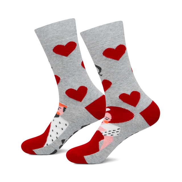 Calcetines coloridos para hombres SOXO Rey y Reina