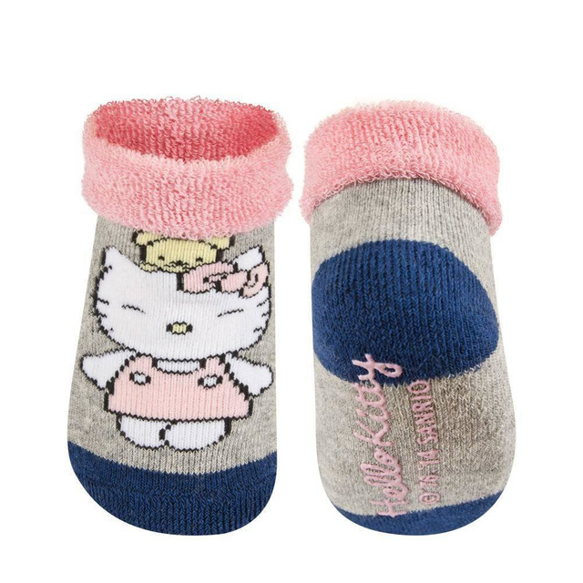 Calcetines de bebé SOXO Hello Kitty grises hechos de ABS