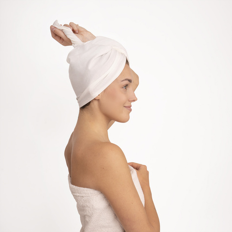 MOMO WAY turbante de baño blanco | toalla