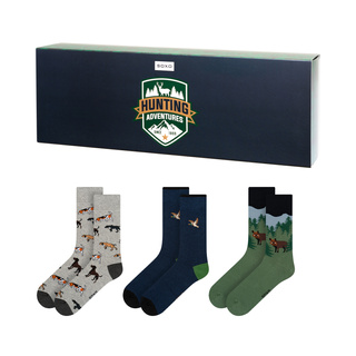 Calcetines de caza SOXO de colores para hombre - 3 pares