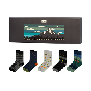 Calcetines de colores para hombre SOXO Adventure - 5 pares