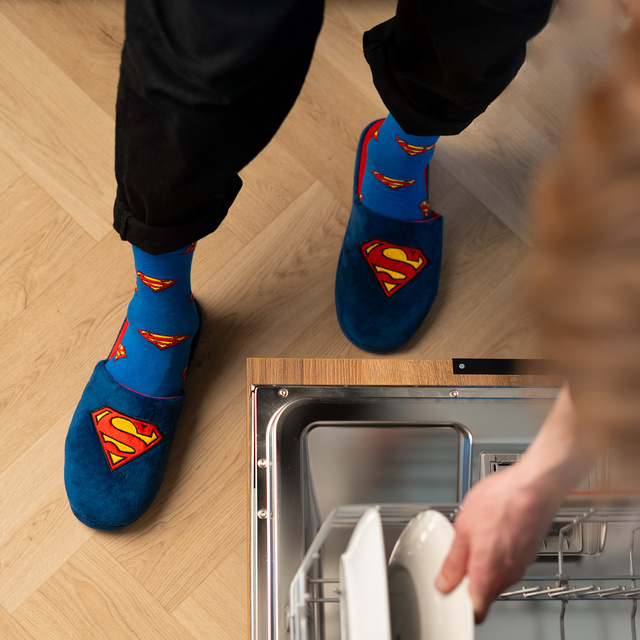 SOXO SUPERMAN DC Comics zapatillas de hombre con suela de TPR dura