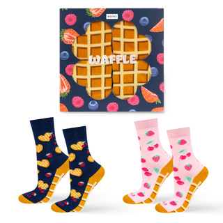 Calcetines de mujer SOXO Waffle en un paquete - 2 Pares