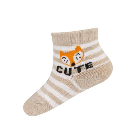 Conjunto de 6 calcetines de bebé blancos SOXO con inscripciones en ABS