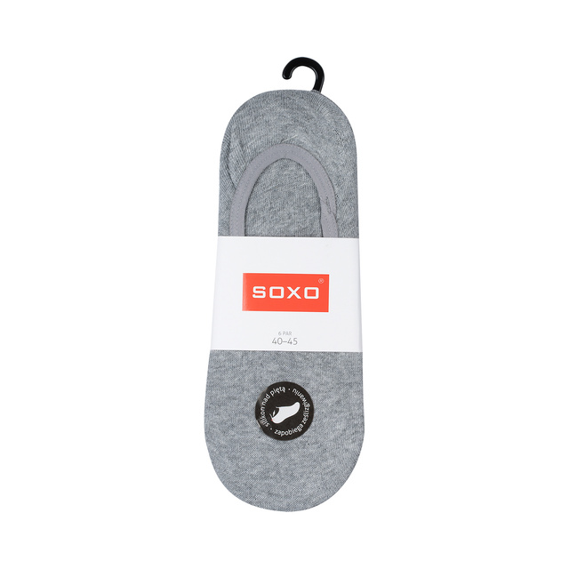 Set de 6x calcetines de hombre Classic SOXO grises