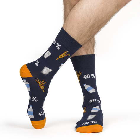 Juego de 3 calcetines coloridos para hombre SOXO GOOD STUFF Vodka 