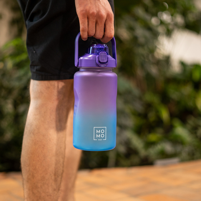 Botella de agua de 1,5 L azul púrpura | BPA free