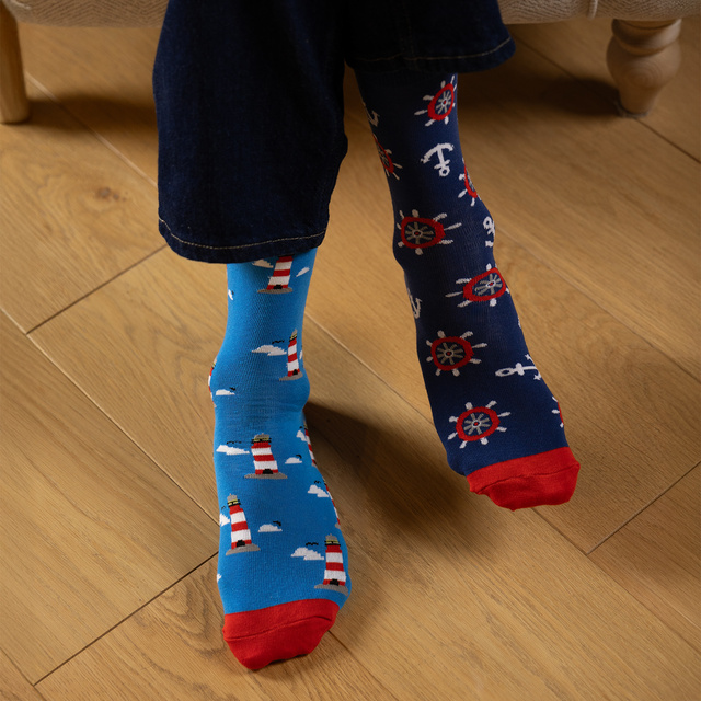 Calcetines coloridos SOXO GOOD STUFF faro hombre