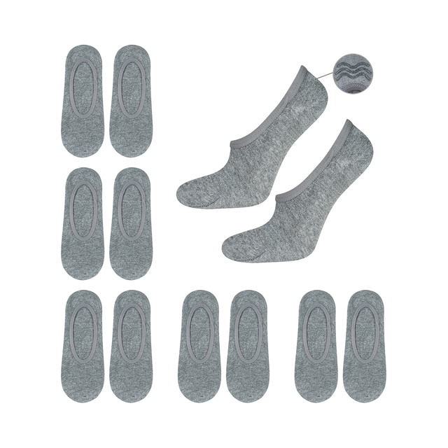 Set de 6x calcetines de hombre Classic SOXO grises