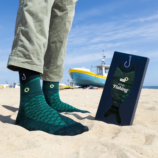 Calcetines de hombre SOXO Let's go fishing en paquete