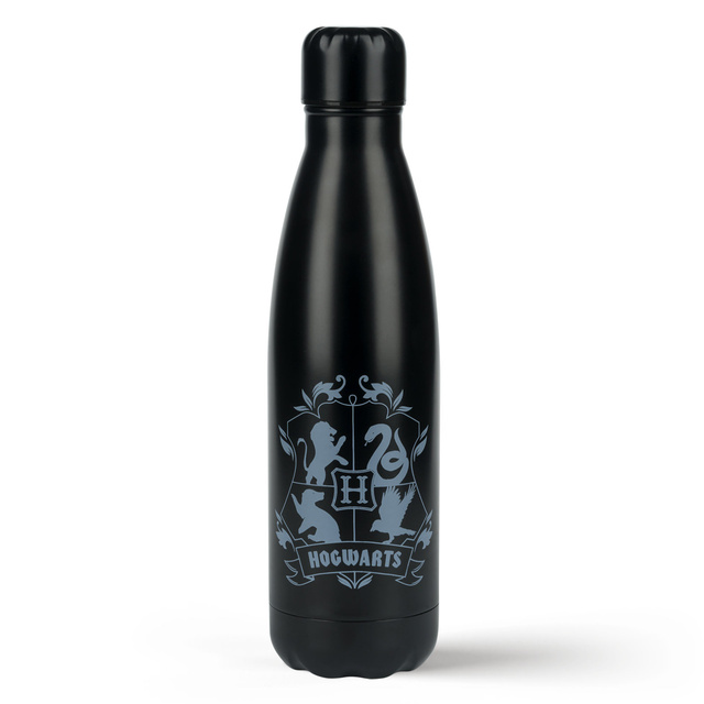 Botella térmica 500mL Negra | duradera y práctica | Harry Potter | Hogwarts