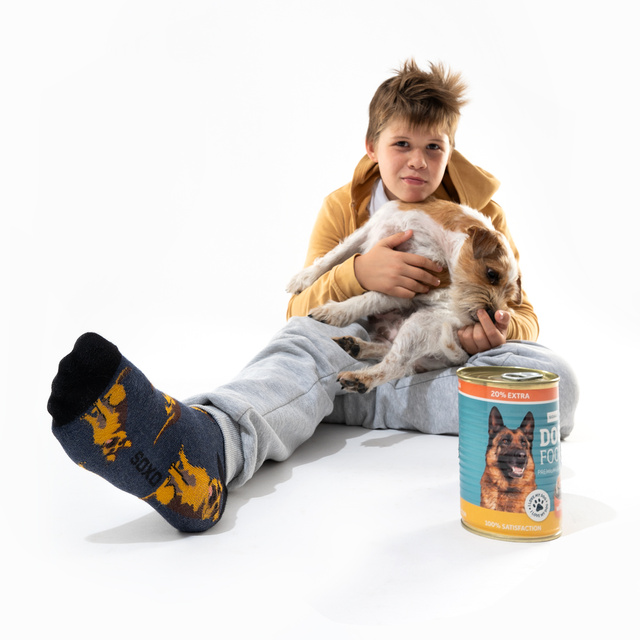 Calcetines de pastor alemán para hombre SOXO en lata