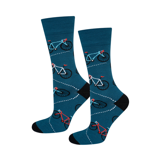 Calcetines de colores para hombre SOXO bicycle - 3 pares 
