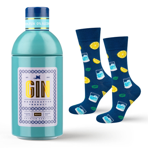 Calcetines de colores para hombre SOXO Gin in a bottle 