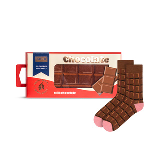 Calcetines de mujer SOXO, una barra de chocolate